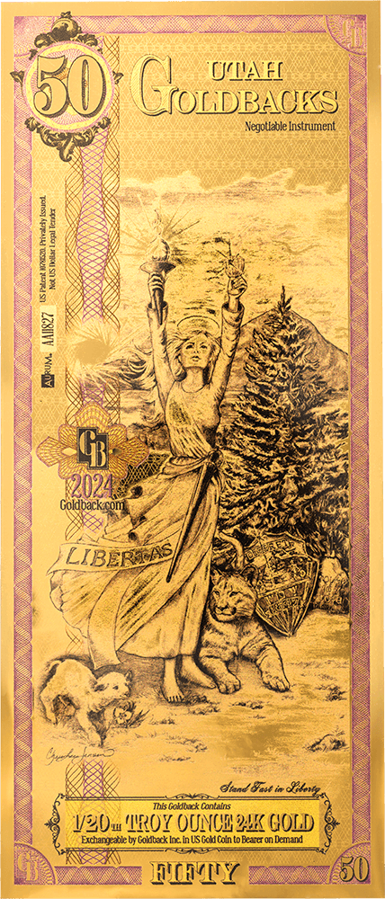 50 Utah Goldback